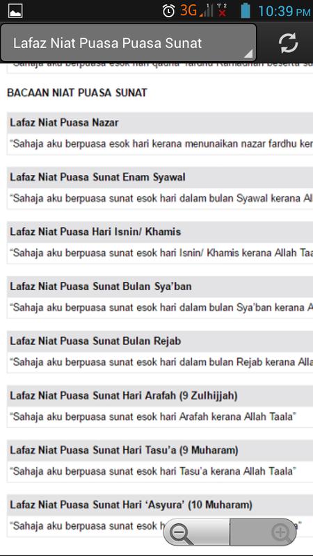 Niat Puasa Ganti Ramadhan Dan Puasa Sunat Isnin - Gallery ...