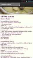 Resepi Pulut Durian تصوير الشاشة 2