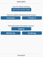 Free Online University Courses poster