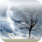 Lightning and Thunder Sounds Zeichen
