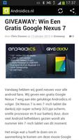 Androidics Reader captura de pantalla 1