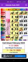 Kalendar Kuda MALAYSIA - 2025 screenshot 1