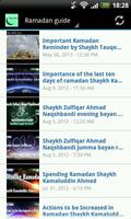 Ramadan Guide Playlist capture d'écran 1