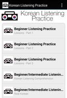 Korean Listening Practice โปสเตอร์