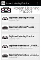 Korean Listening Practice plakat