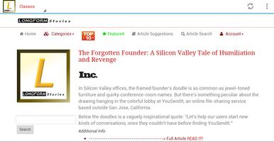 Longform Articles & Stories screenshot 1