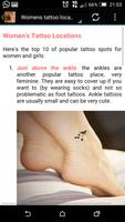 Small & Feminine Tattoos 스크린샷 1