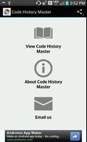 Code History Master Affiche