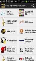 Soul R&B Urban Radio Stations الملصق
