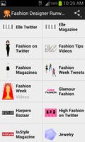 Fashion Designer Runway News Plakat