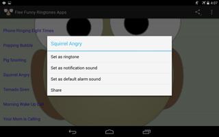Free Funny Ringtones captura de pantalla 3