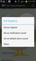 Free Funny Ringtones captura de pantalla 1