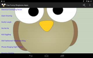 Free Funny Ringtones captura de pantalla 2