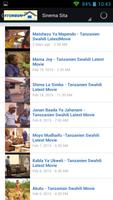 Swahili Bongo Movies captura de pantalla 3