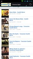 Swahili Bongo Movies captura de pantalla 1