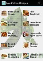 Low Calorie Recipes Cartaz