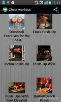 Chest exercises poster