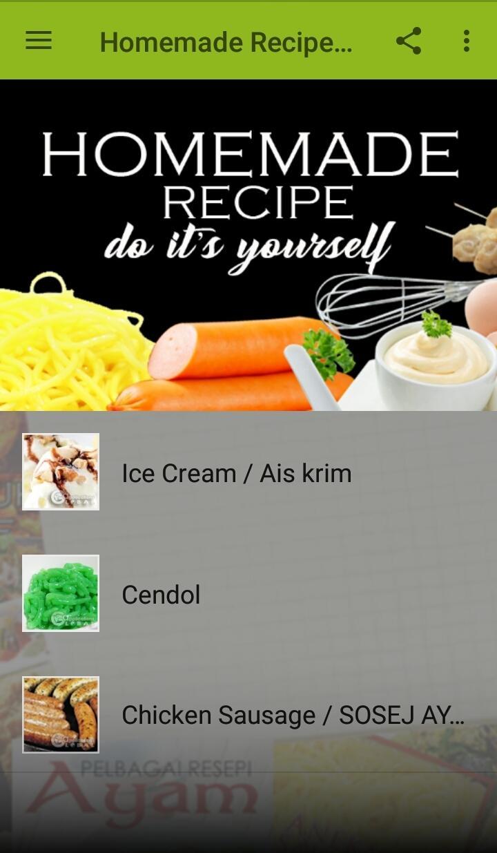 Homemade Recipe Buat Sendiri For Android Apk Download
