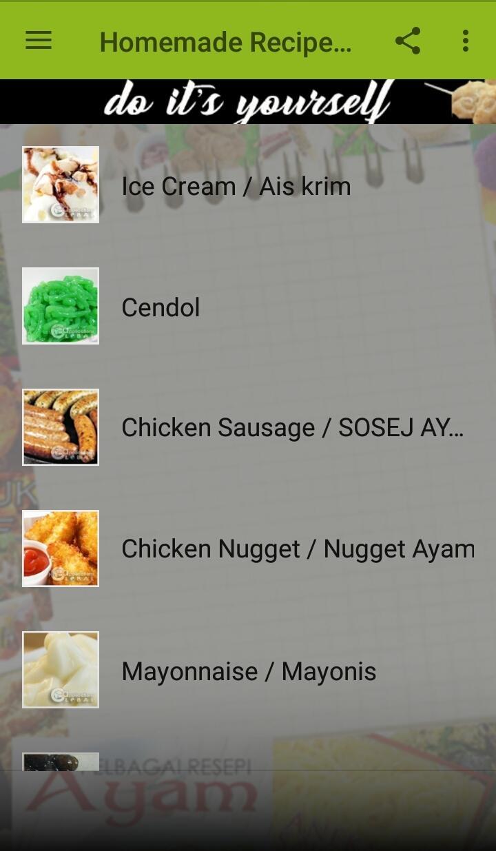 Homemade Recipe Buat Sendiri For Android Apk Download