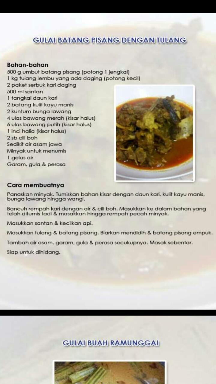 Resepi Masakan Kampung For Android Apk Download