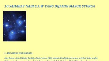 10 Sahabat Nabi DiJamin Syurga تصوير الشاشة 3