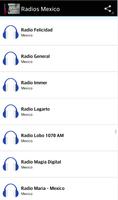 Radios Mexico پوسٹر
