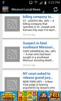 Missouri Local News Affiche