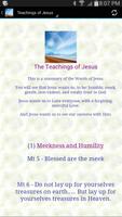 Teachings of Jesus Affiche