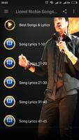 Lionel Richie Songs & Lyrics Screenshot 2