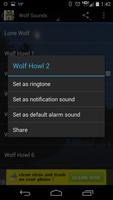 Wolf Sounds HD capture d'écran 2