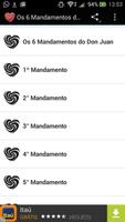 Os 6 Mandamentos do Don Juan الملصق