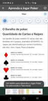 Aprenda a Jogar Poker capture d'écran 1