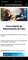 Curso de Adestramento de Cães screenshot 1