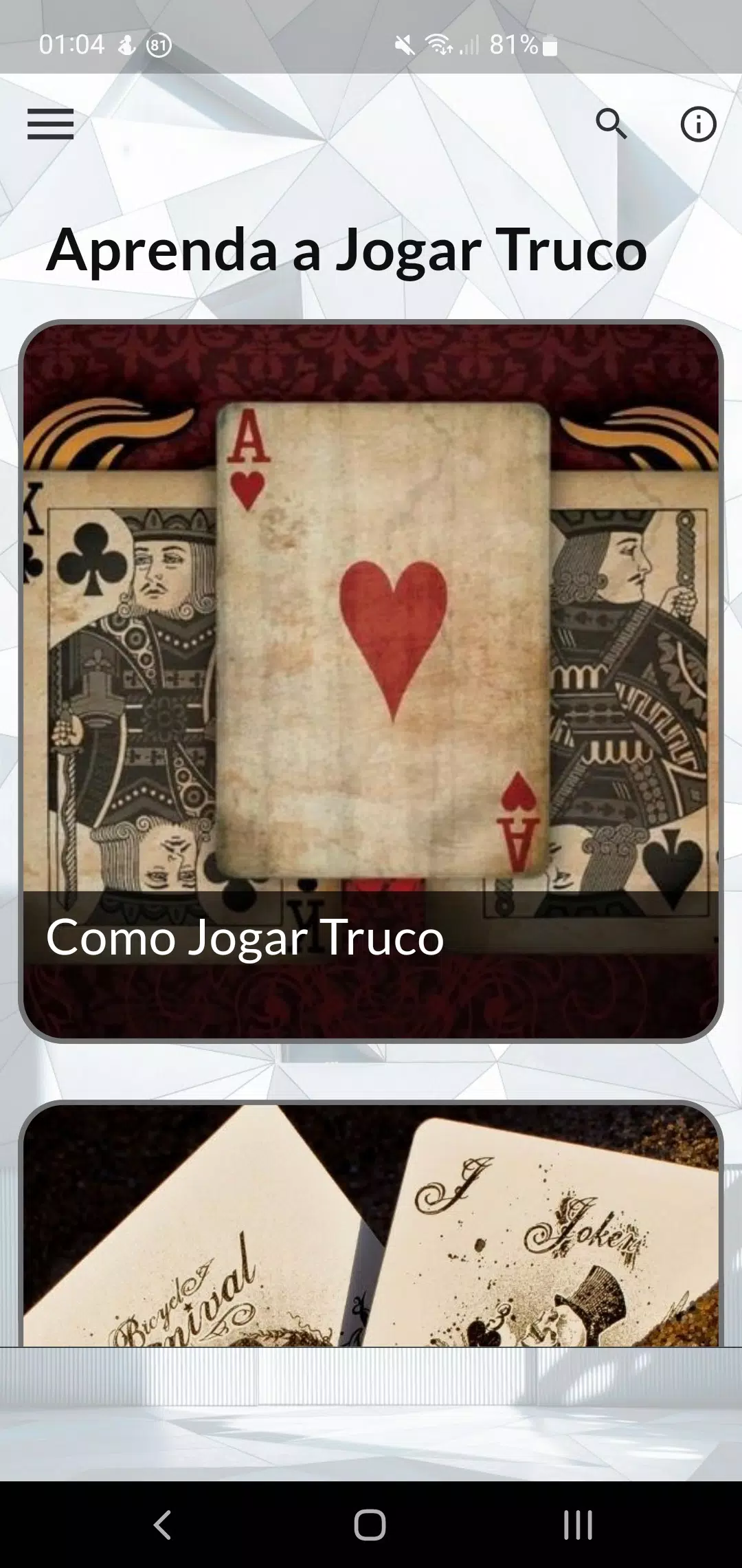 Como JOGAR TRUCO ONLINE, Truco Vamos