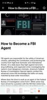 How to Become a FBI Agent تصوير الشاشة 1