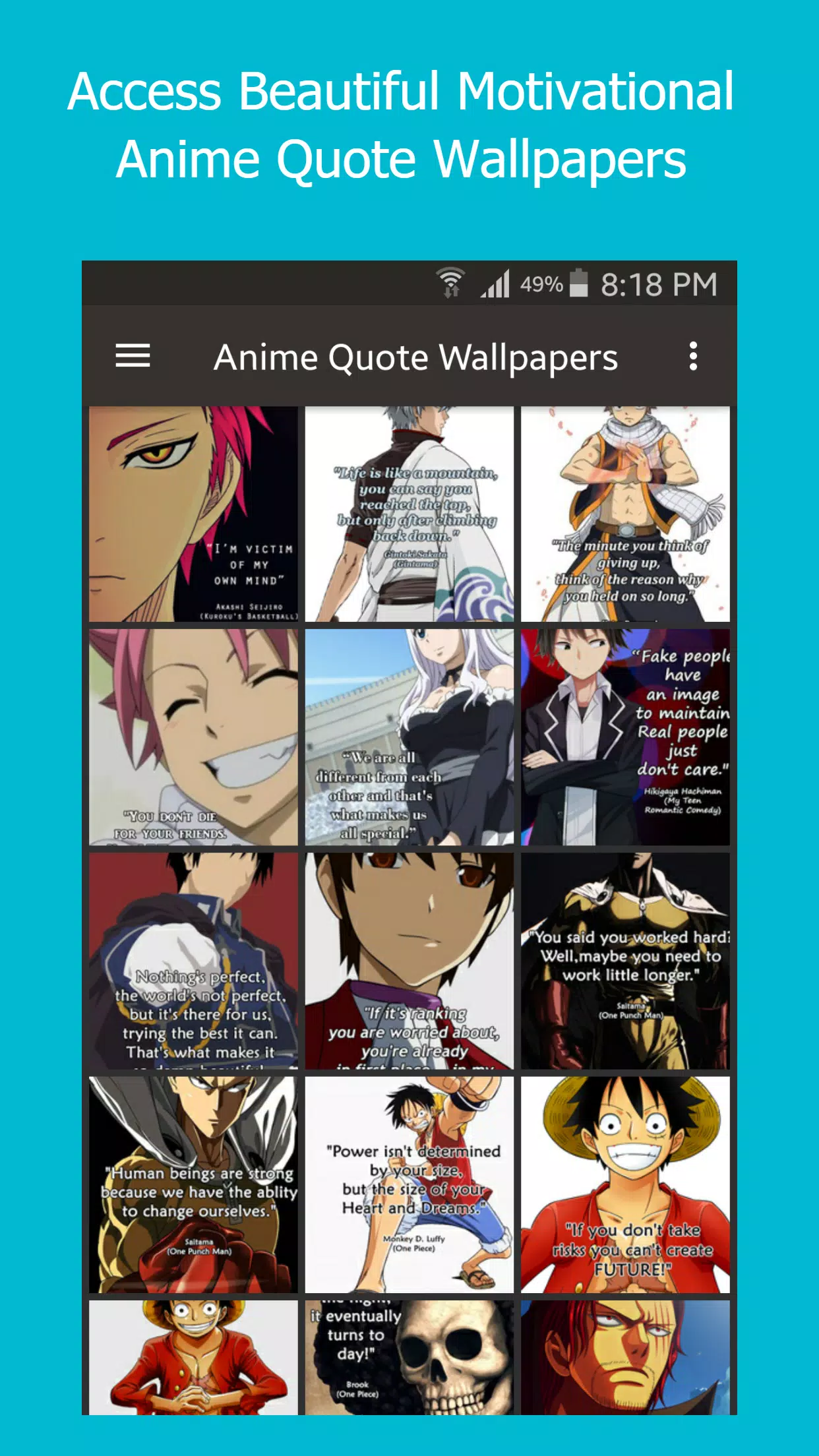 Animequ : anime quotes - Apps on Google Play