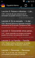 Escucha y aprende Alemán captura de pantalla 1