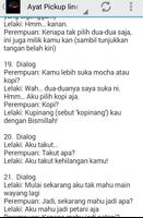 Ayat Pickup Line Malaysia captura de pantalla 3