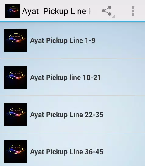 Pickup line malay
