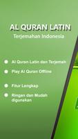 Al Quran Latin dan Terjemahan plakat