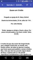 Sermões de João Wesley screenshot 2