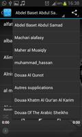 Coran - supplications MP3 capture d'écran 2