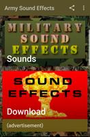 Effets sonores militaires Affiche