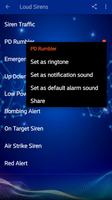 Alarmas y sirenas Ringtones captura de pantalla 2