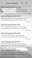 Rush Limbaugh PODCAST Update capture d'écran 1