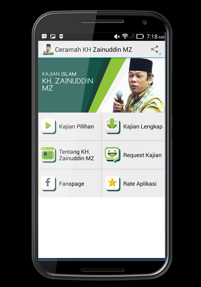 Aplikasi Ceramah Kh Zainudin Mz Gambaran