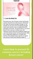 100 Cancer Prevention Tips screenshot 1