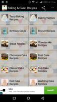Baking & Cake Recipes Affiche