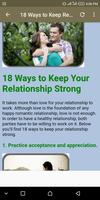 برنامه‌نما 18 Ways to Keep Relationship عکس از صفحه