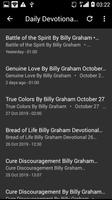Billy Graham Audio Sermons Daily Devotionals capture d'écran 2